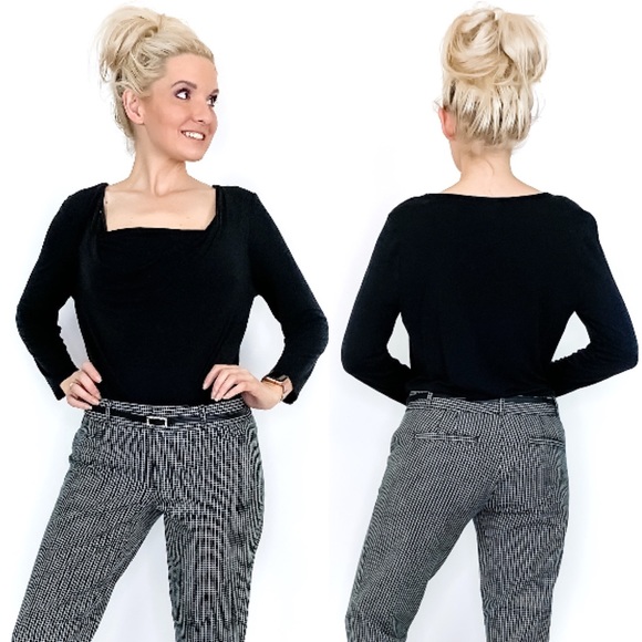 MICHAEL Michael Kors Tops - Michael Kors Long Sleeve Basic Black Shirt Top